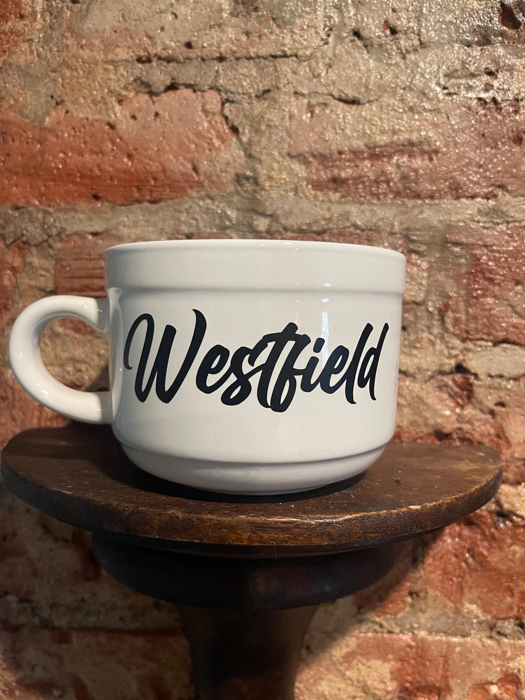 Customizable Oversized Mugs- A giant mug to eat your chow while proudly showing off your address or message- Chow Mugs
