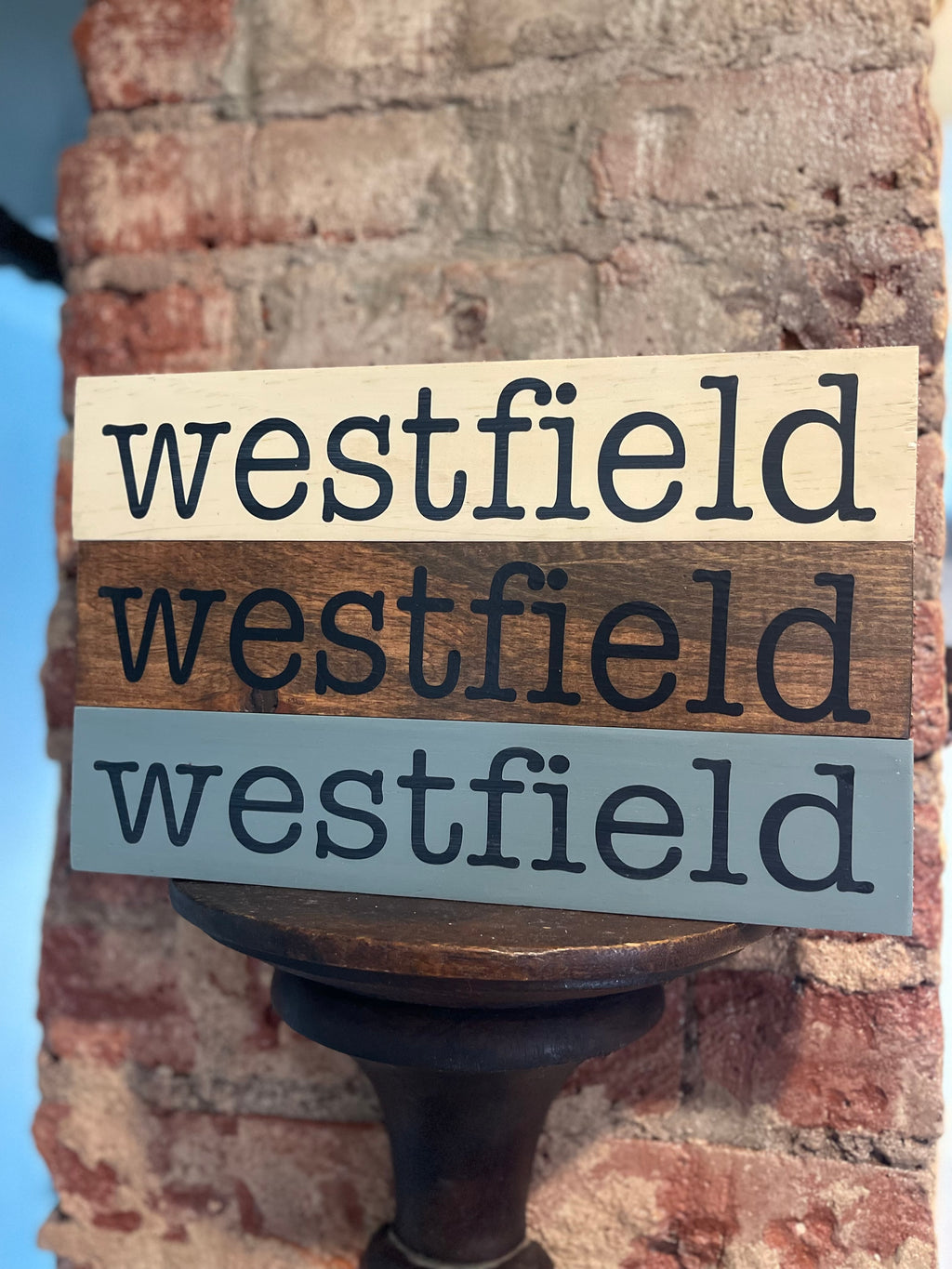 Customizable Pine Plank Sign – Hometown, State, ZIP Code Decor- One Footer