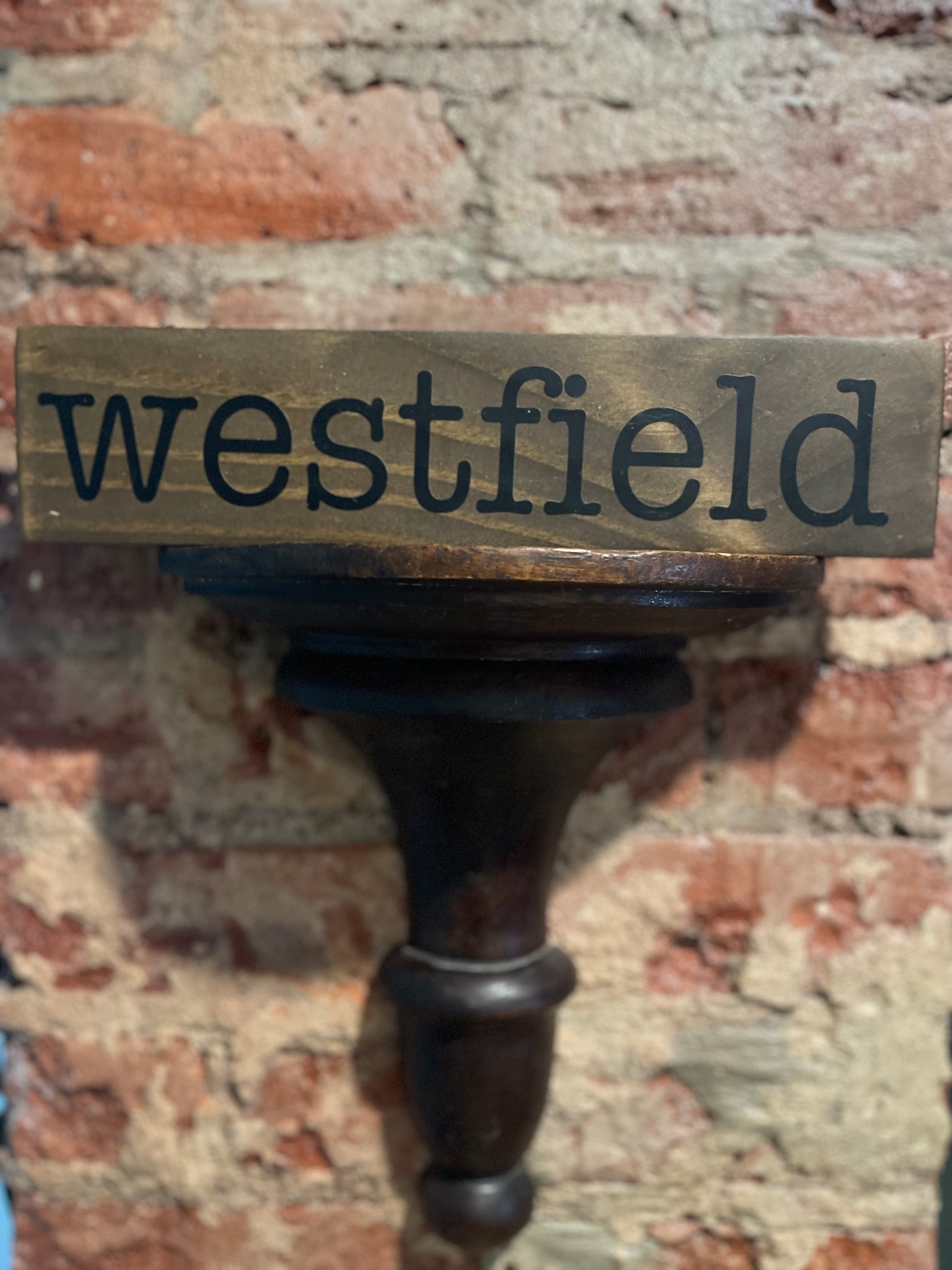 Reclaimed Wood Chunks Town Display – Keepsake Home Decor - Wood Chunks