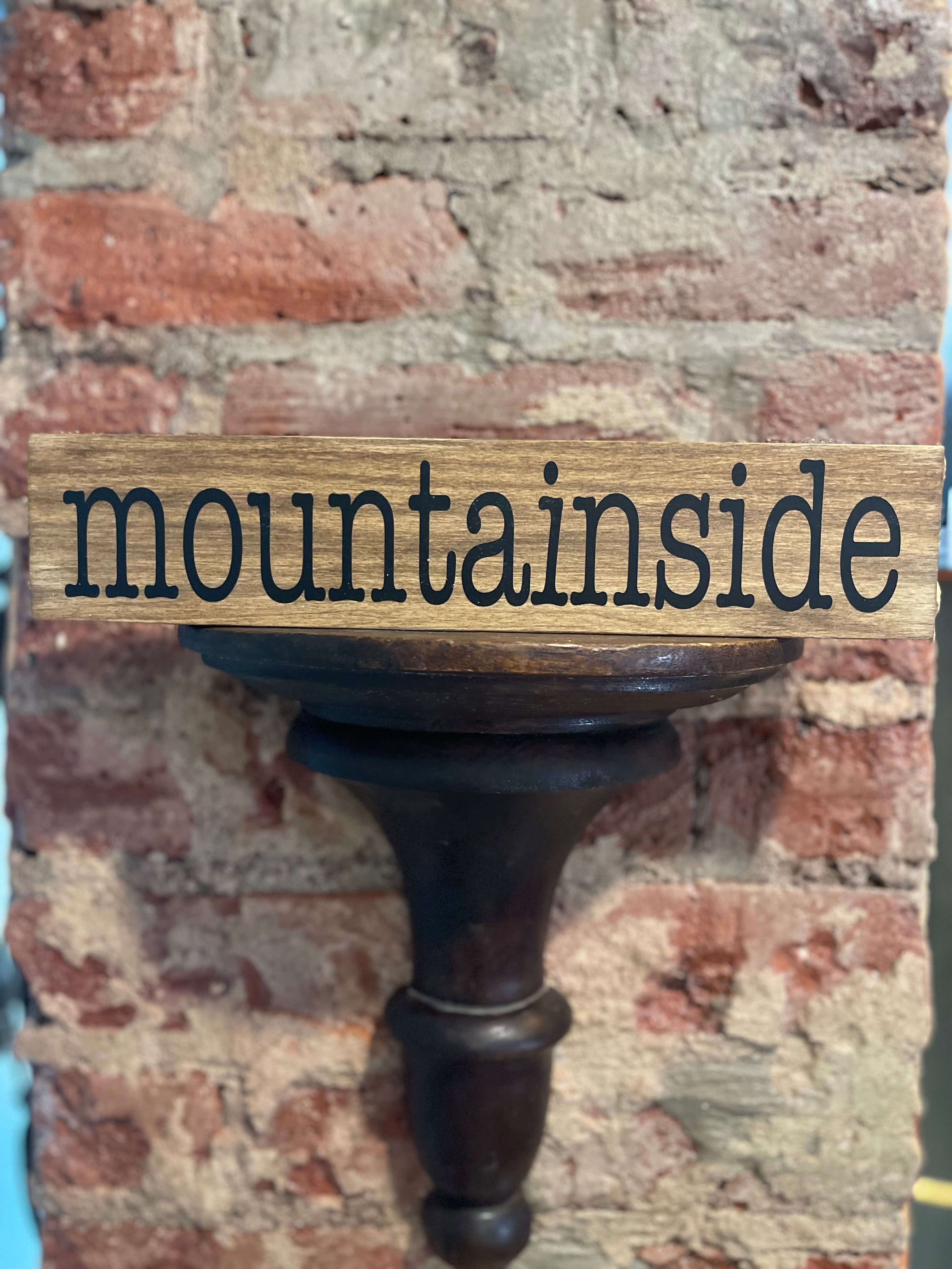 Customizable Pine Plank Sign – Hometown, State, ZIP Code Decor- One Footer