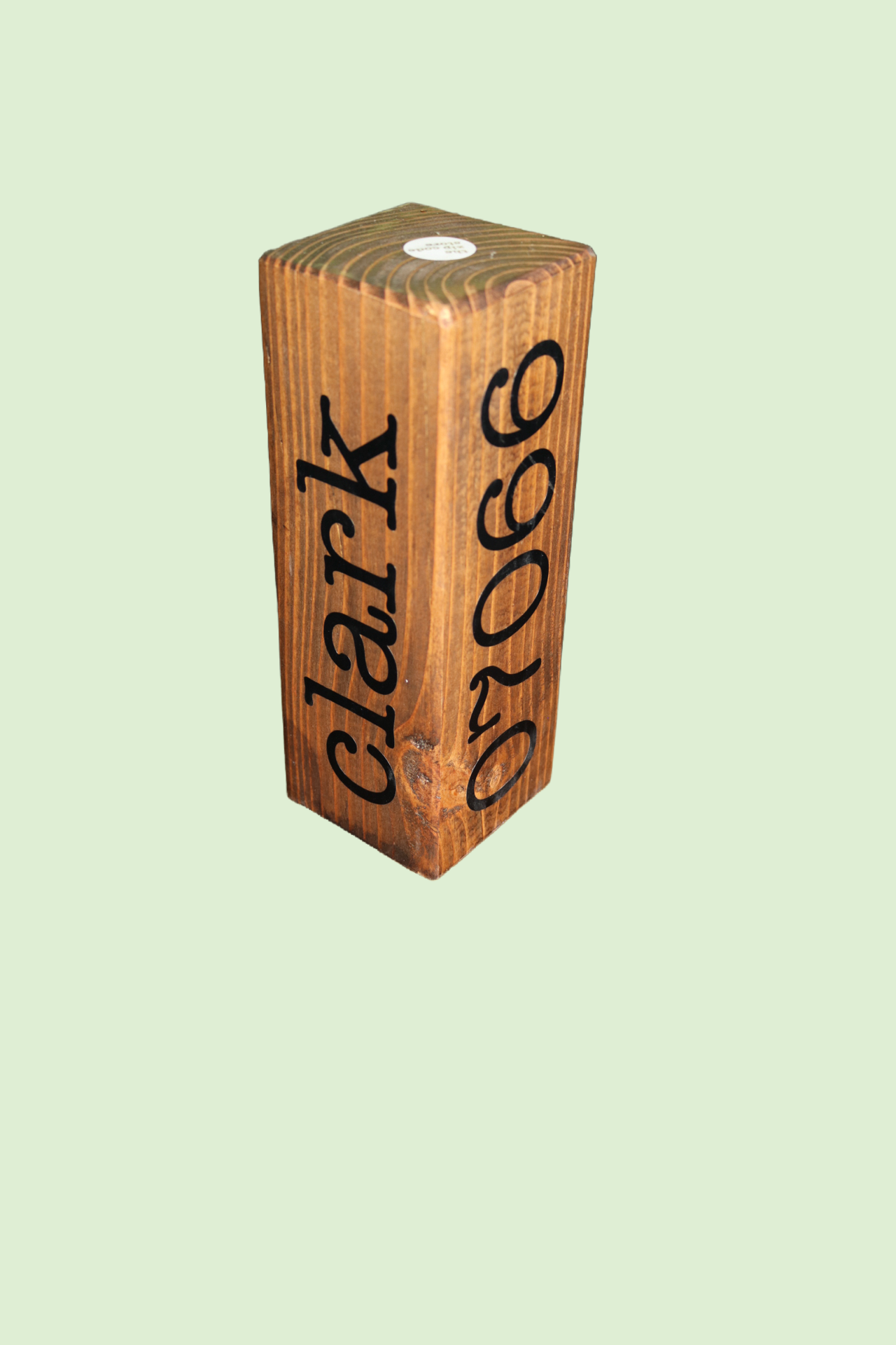 Chip Off The Old Block. Customizable Solid Wood -  Town, State Zip Code or Anything Keepsake -