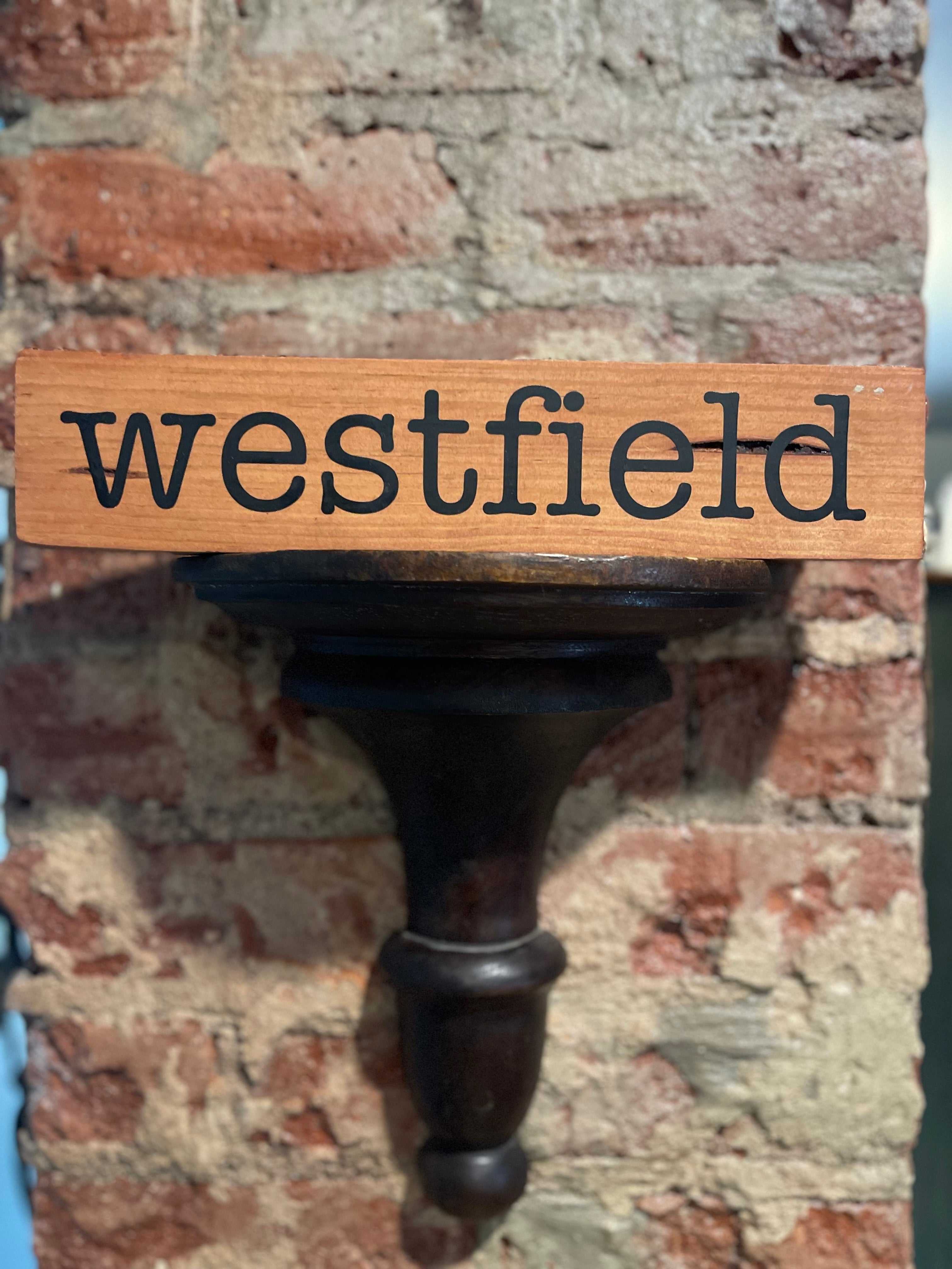 Reclaimed Wood Chunks Town Display – Keepsake Home Decor - Wood Chunks