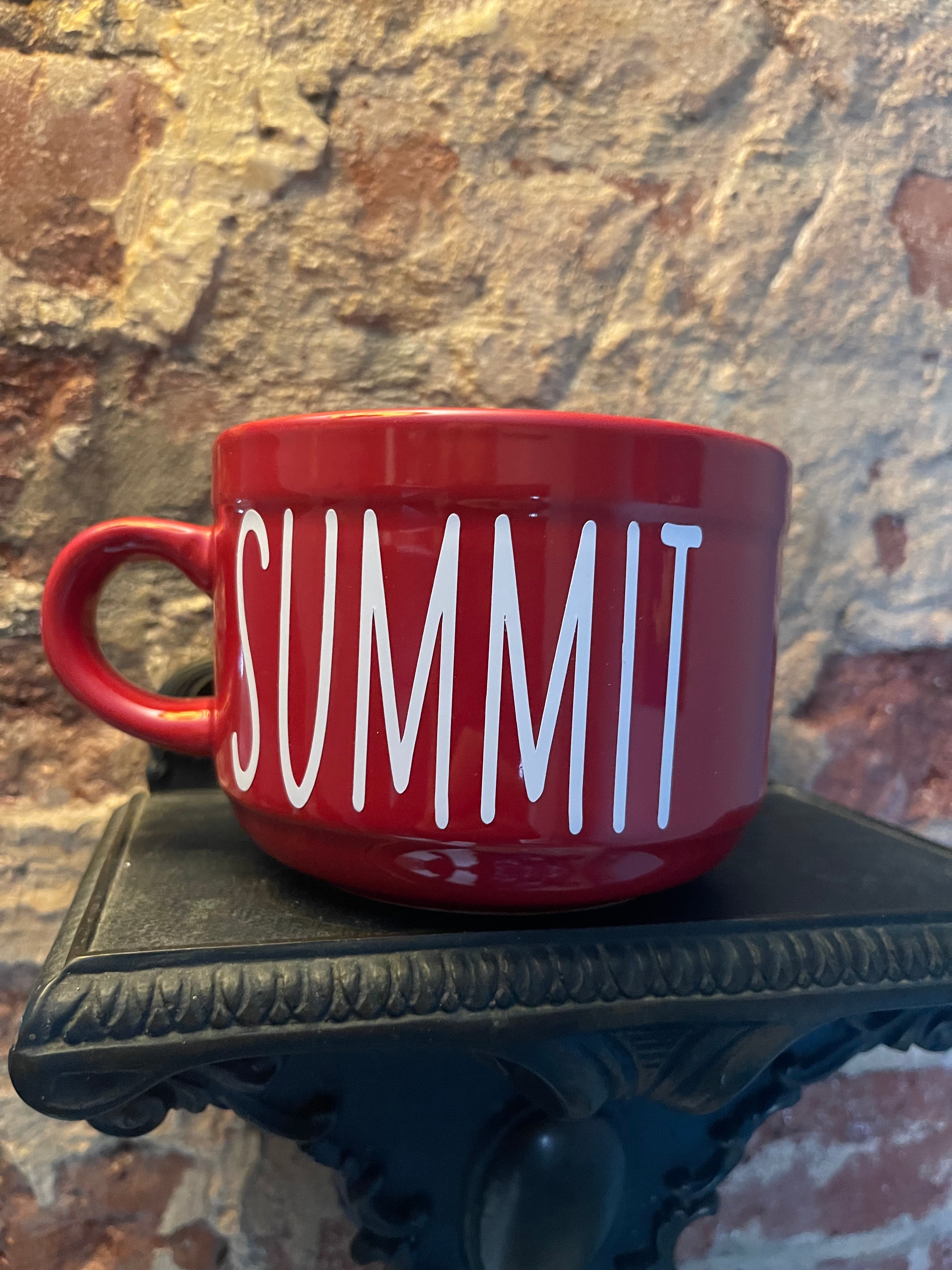 Customizable Oversized Mugs- A giant mug to eat your chow while proudly showing off your address or message- Chow Mugs