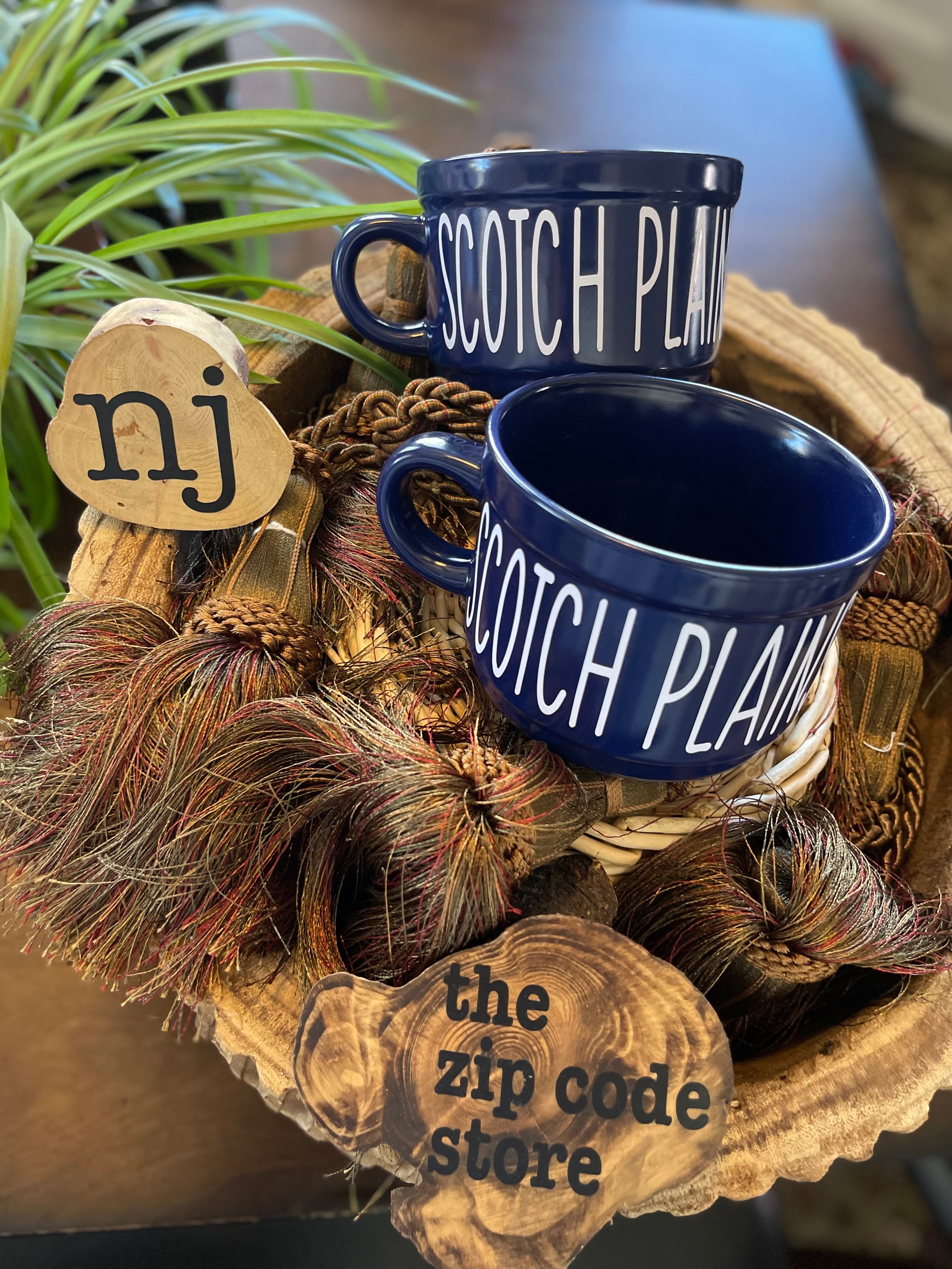 Customizable Oversized Mugs- A giant mug to eat your chow while proudly showing off your address or message- Chow Mugs