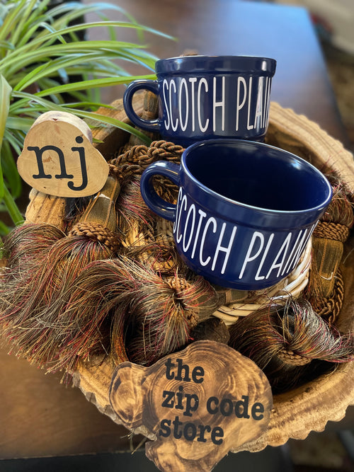 Customizable Oversized Mugs- A giant mug to eat your chow while proudly showing off your address or message- Chow Mugs