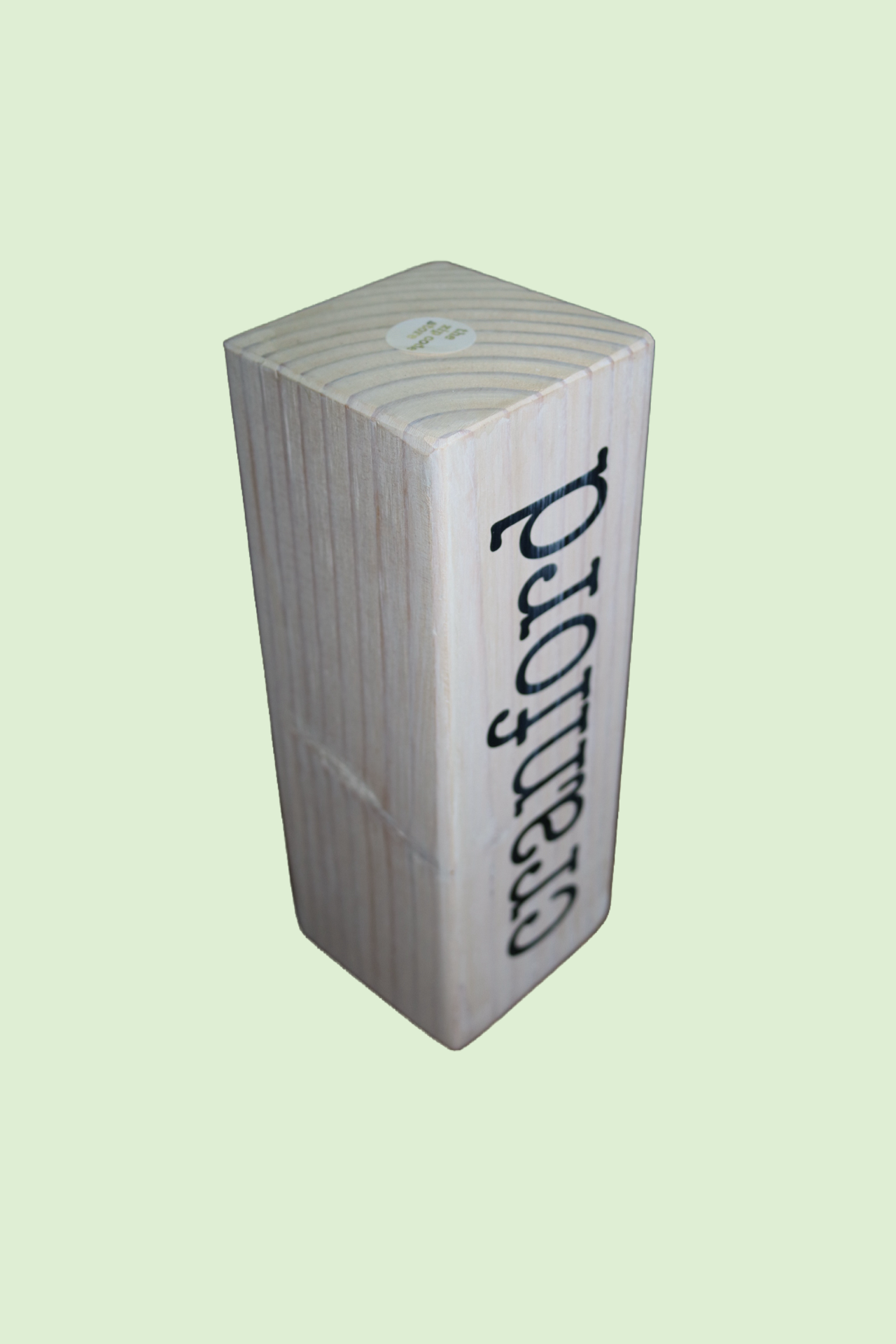 Chip Off The Old Block. Customizable Solid Wood -  Town, State Zip Code or Anything Keepsake -