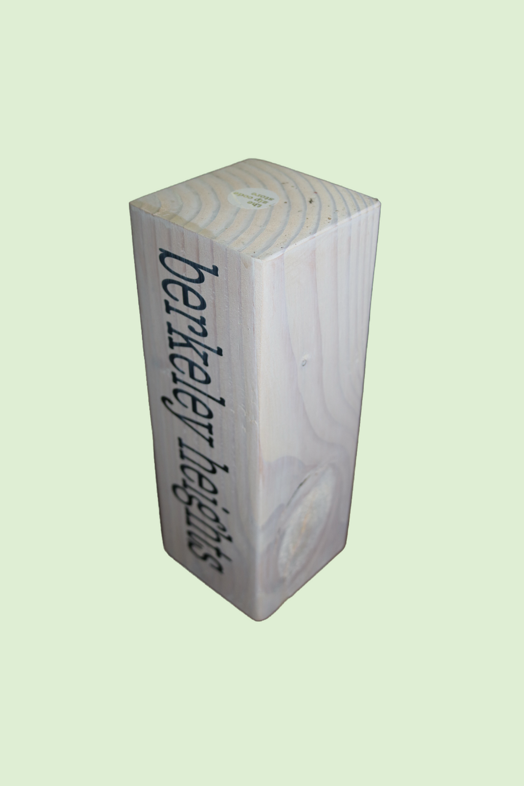 Chip Off The Old Block. Customizable Solid Wood -  Town, State Zip Code or Anything Keepsake -